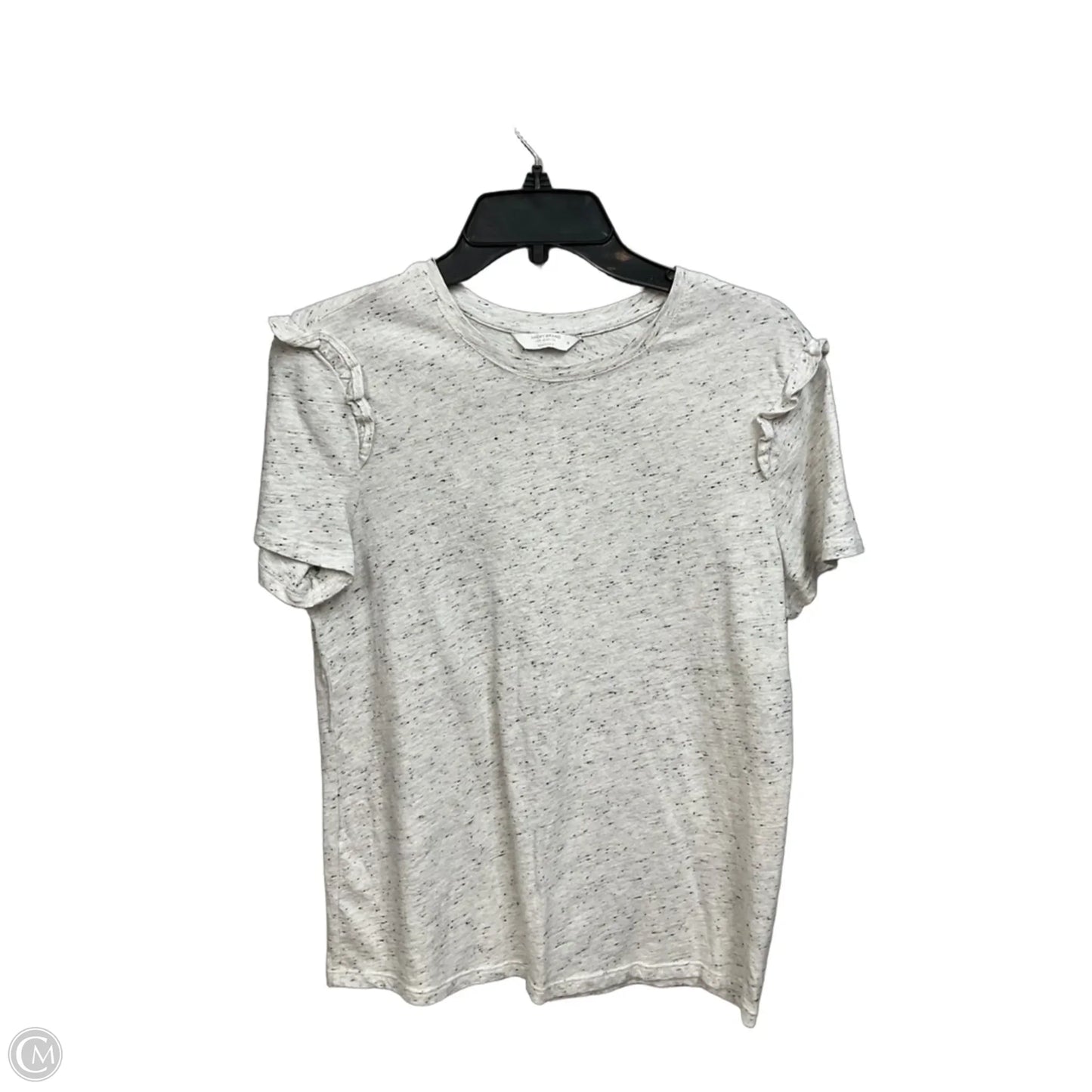 Top Short Sleeve By Lucky Brand In Grey, Size: M