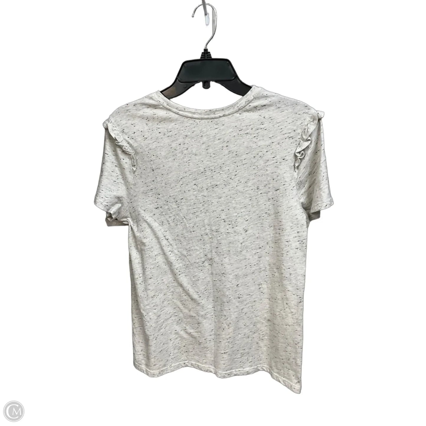 Top Short Sleeve By Lucky Brand In Grey, Size: M
