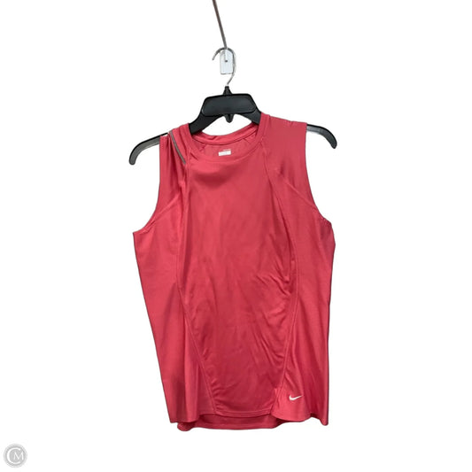 Athletic Tank Top By Nike Apparel In Pink, Size: M