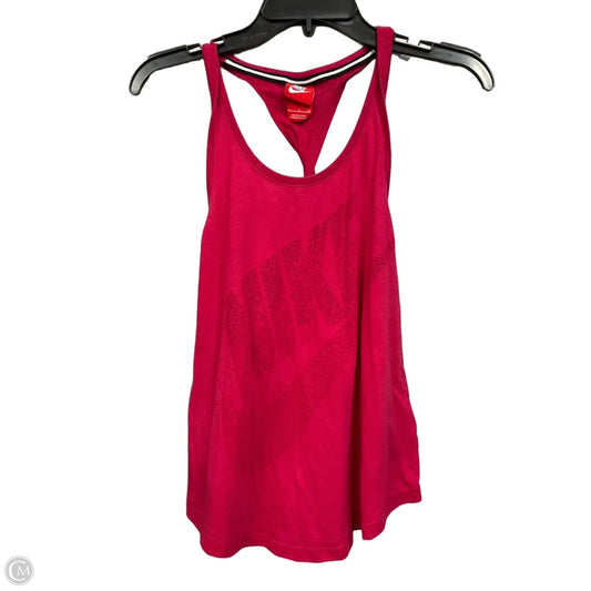 Athletic Tank Top By Nike Apparel In Red, Size: S
