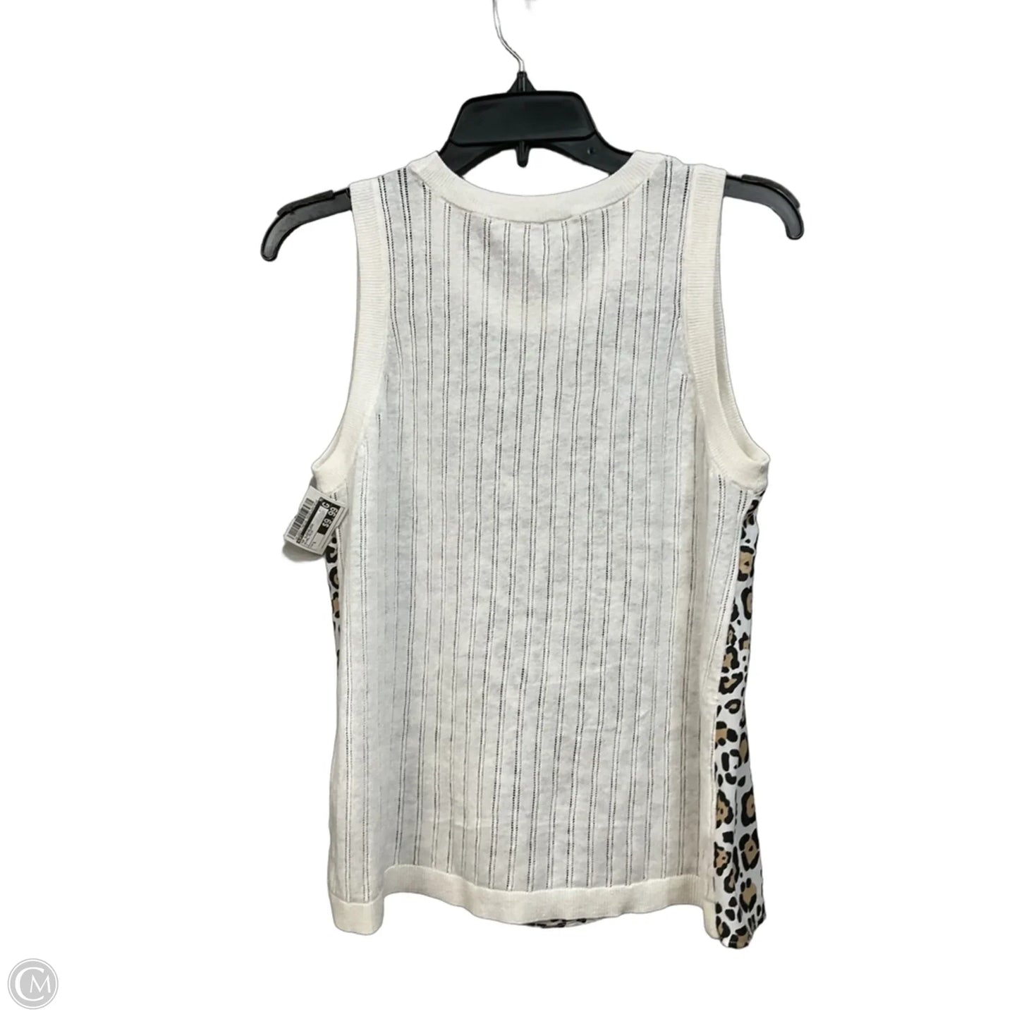 Top Sleeveless By Loft In Animal Print, Size: S