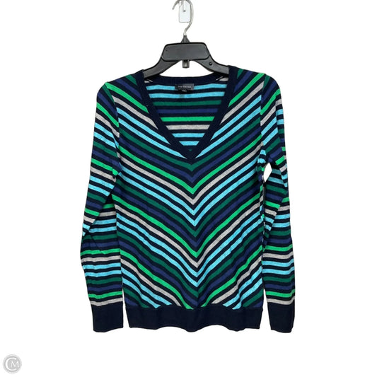 Top Long Sleeve By Limited In Striped Pattern, Size: S