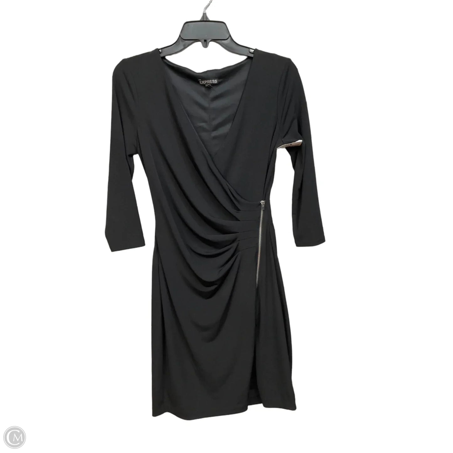 Dress Casual Short By Express In Black, Size: Xs