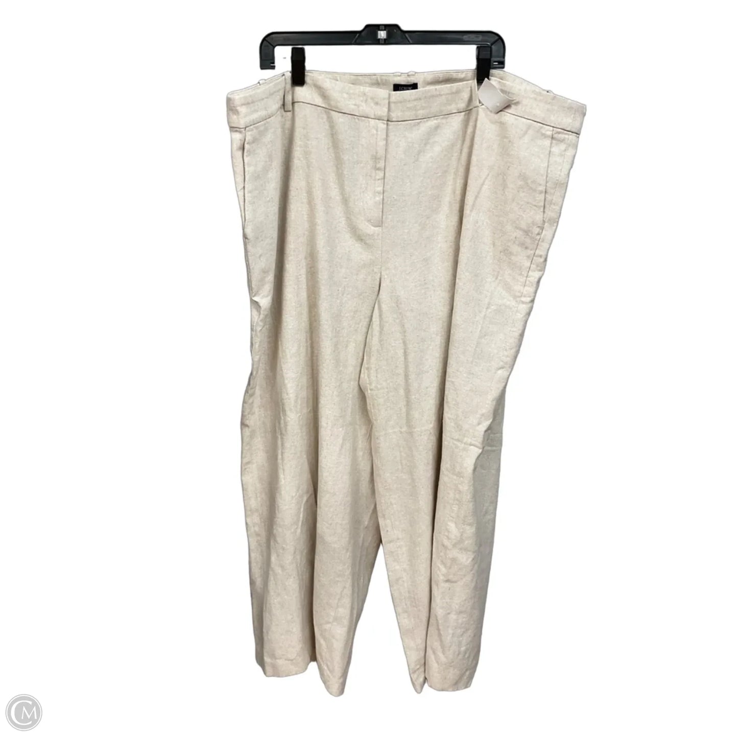 Pants Wide Leg By J. Crew In Tan, Size: 22