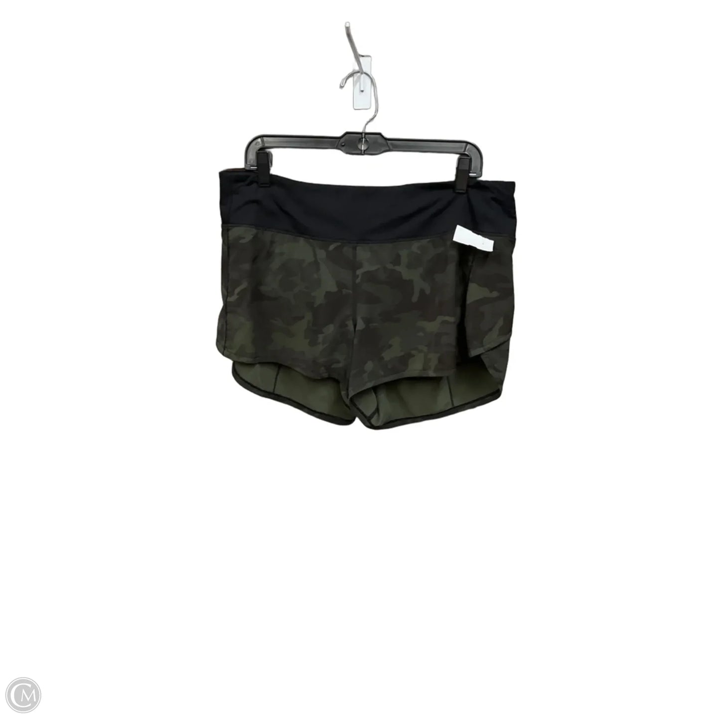 Athletic Shorts By Lululemon In Camouflage Print, Size: L