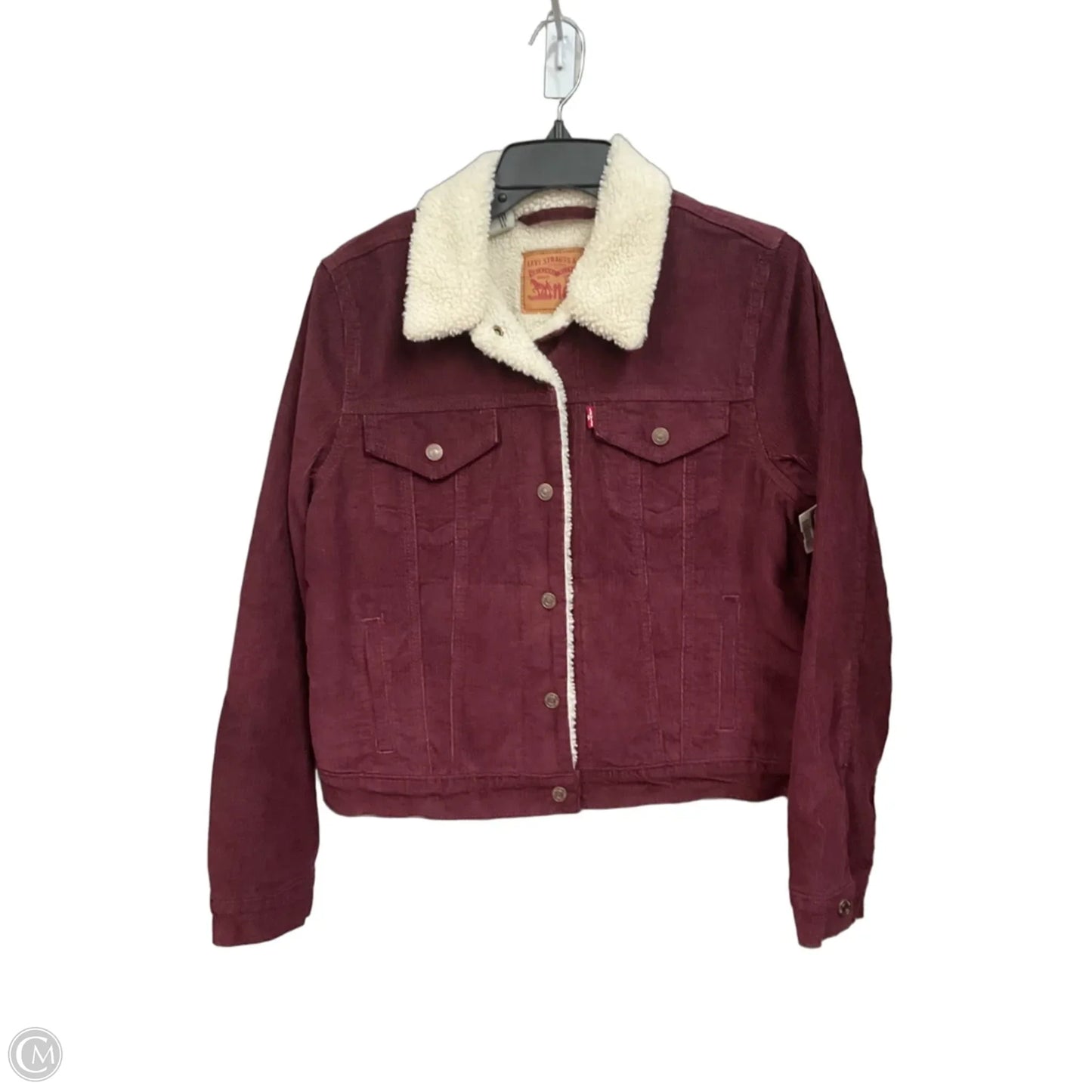 Coat Other By Levis In Maroon, Size: S