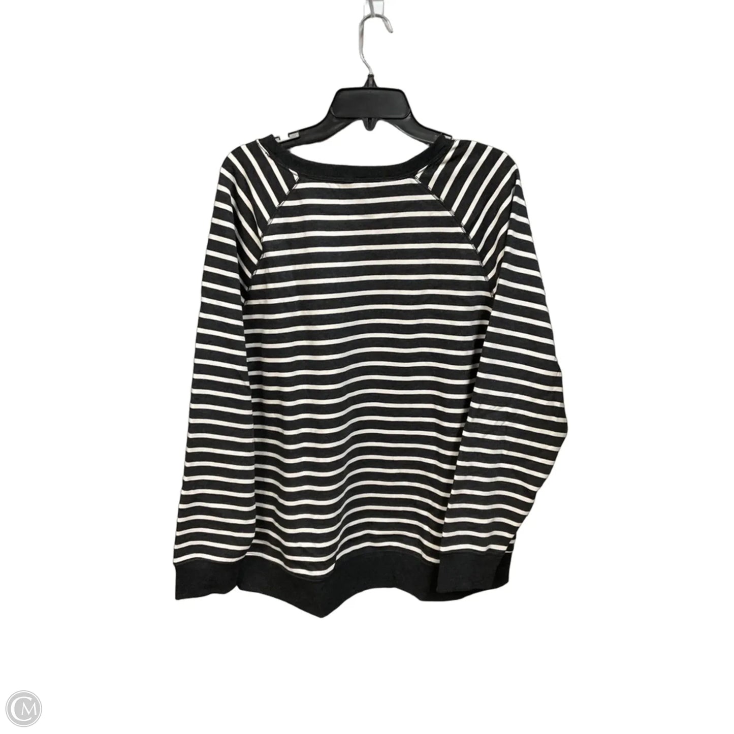 Sweatshirt Collar By Old Navy In Striped Pattern, Size: Xl