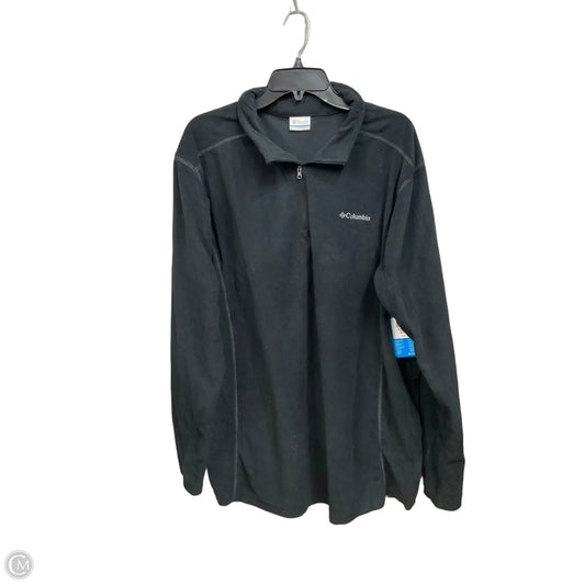 Athletic Top Long Sleeve Crewneck By Columbia In Black, Size: Xxl