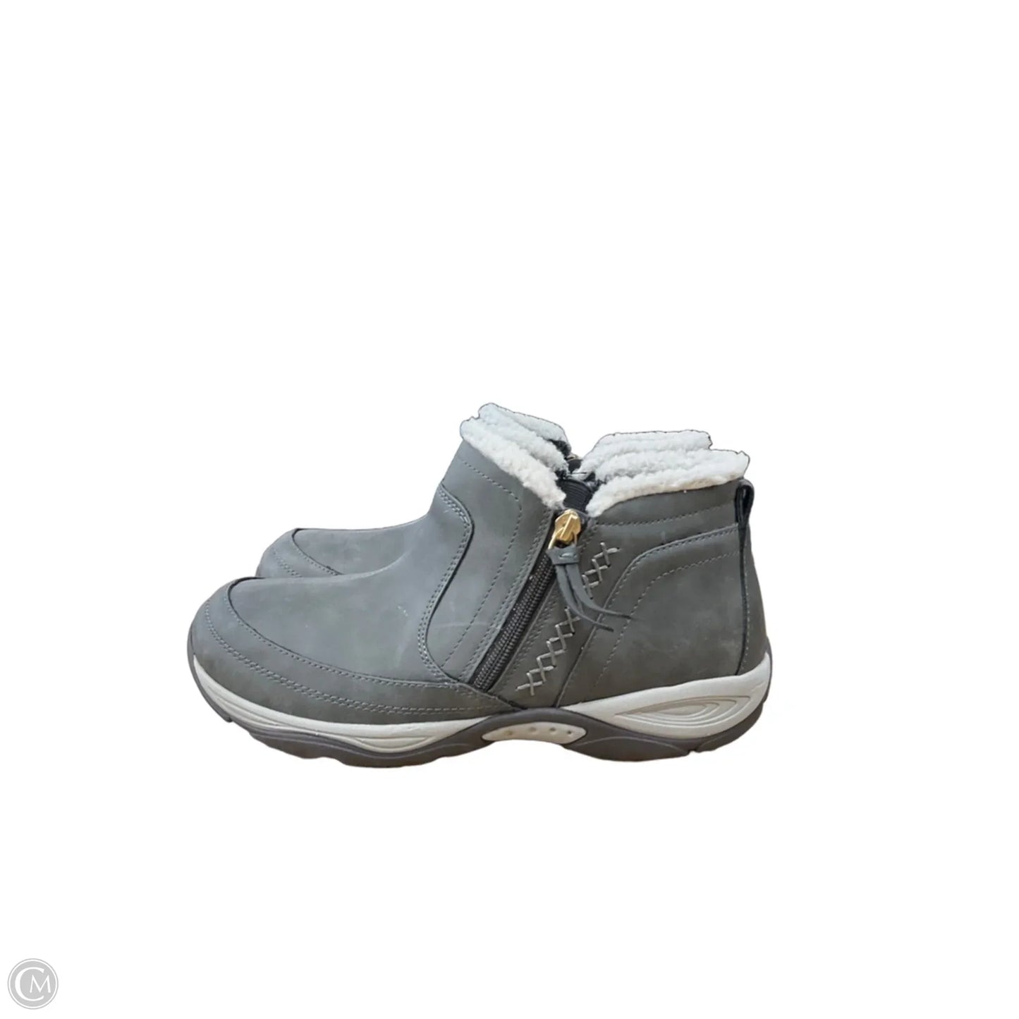 Boots Ankle Flats By Easy Spirit In Grey, Size: 10