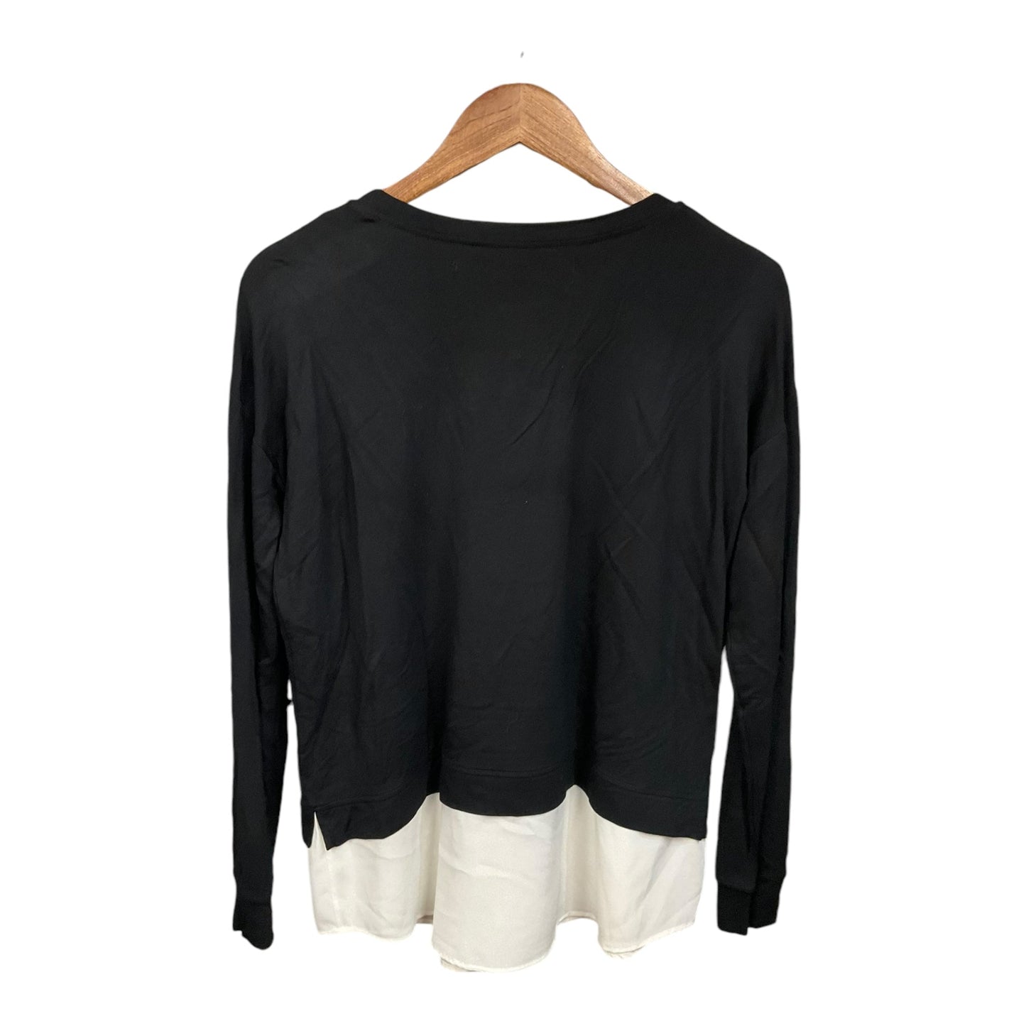 Top Long Sleeve By Kensie In Black & White, Size: M