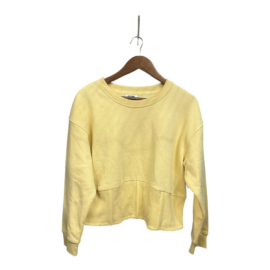 Sweatshirt Collar By Clothes Mentor In Yellow, Size: 2x