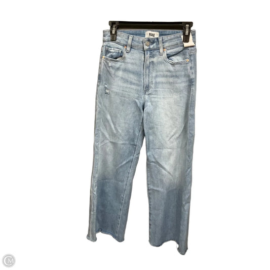 Jeans Boot Cut By Paige In Blue Denim, Size: 0