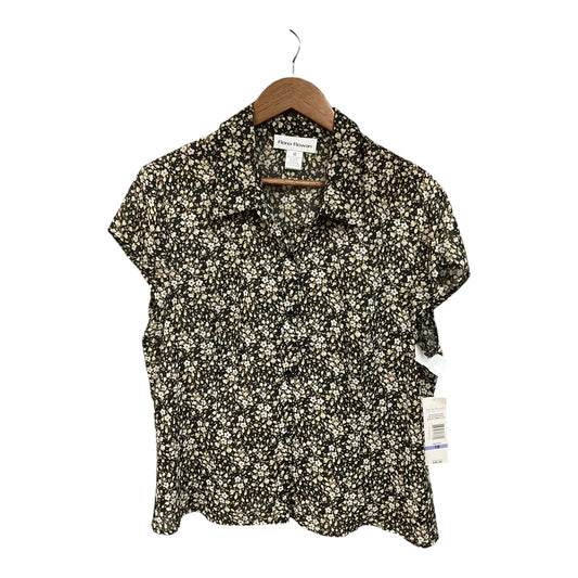 Top Short Sleeve By Rena Rowan In Floral Print, Size: Xl