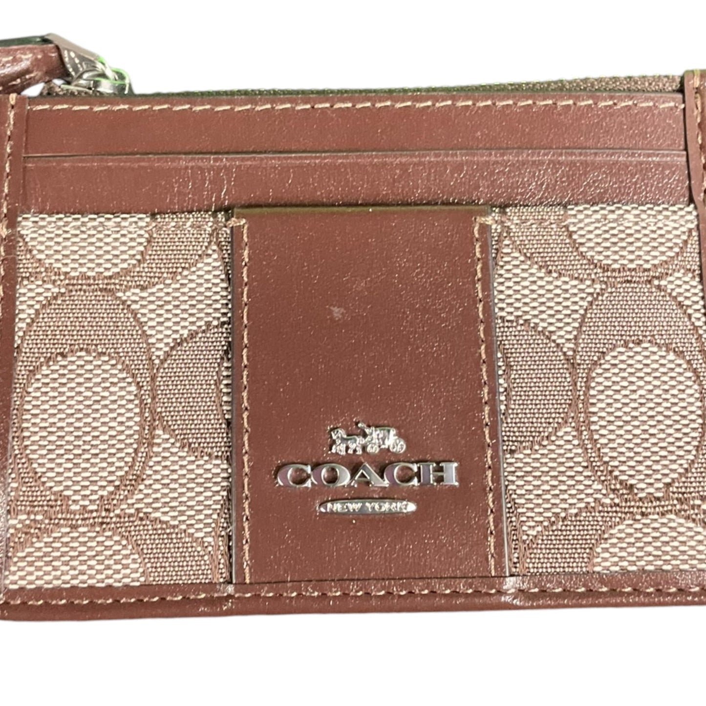 Coin Purse Designer By Coach, Size: Small