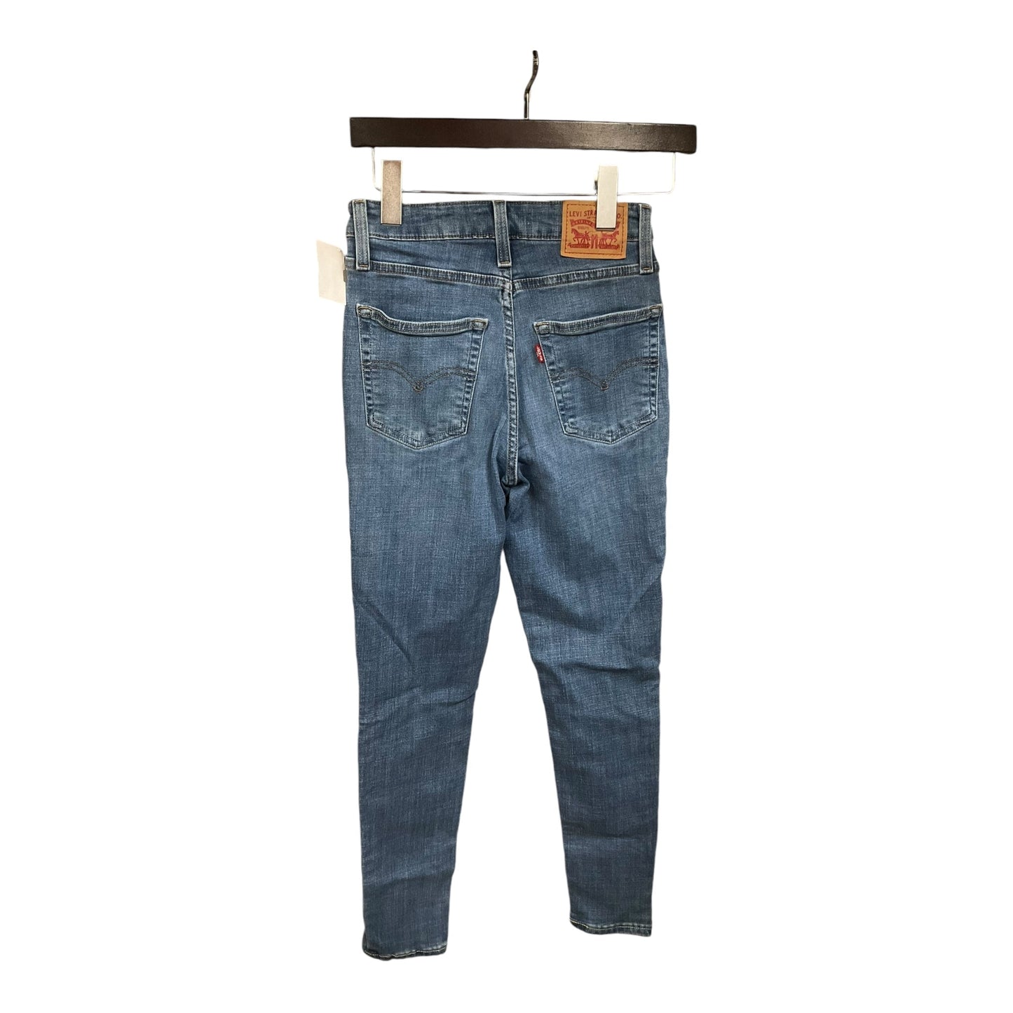 Jeans Skinny By Levis In Blue Denim, Size: 2