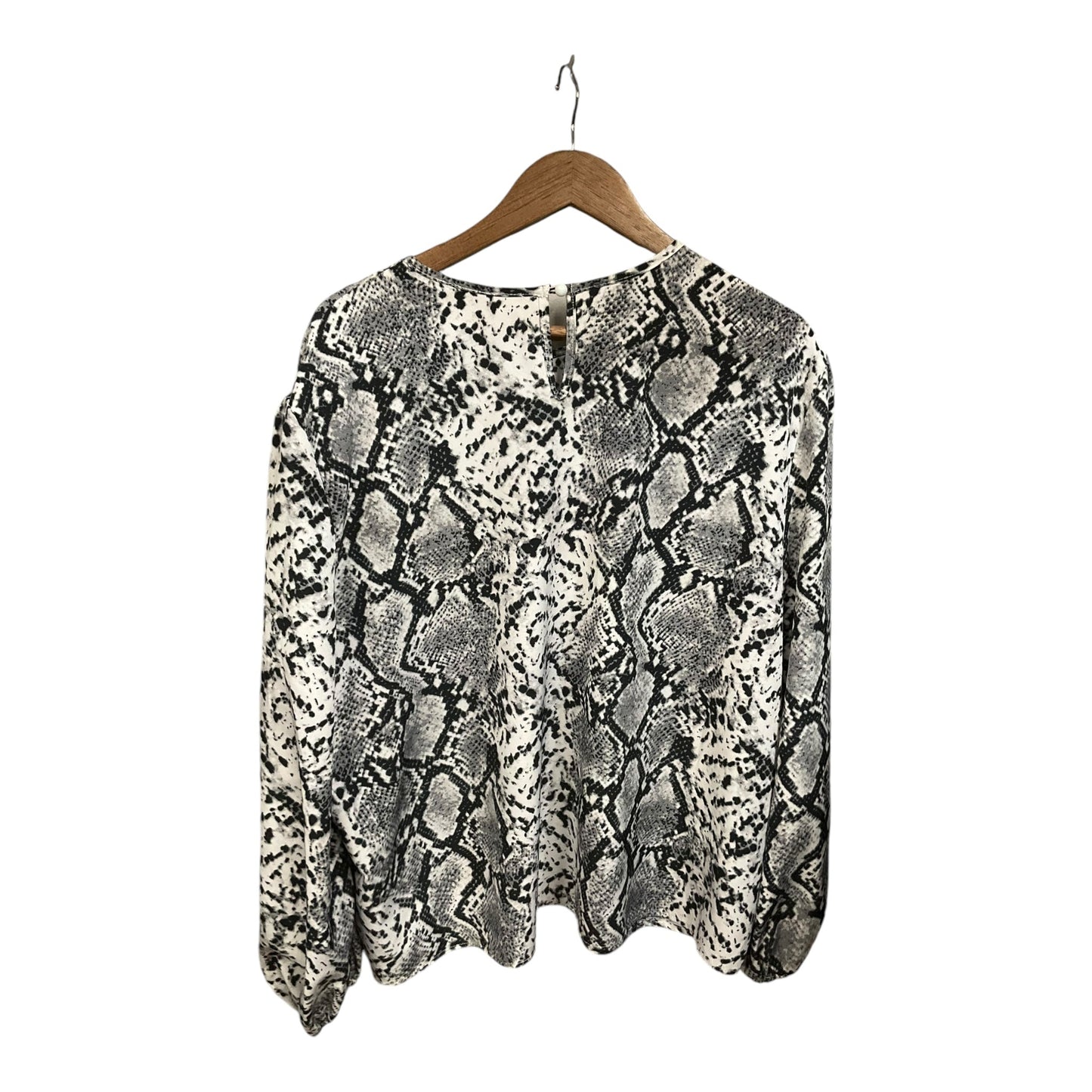 Top Long Sleeve By Shein In Animal Print, Size: 4x