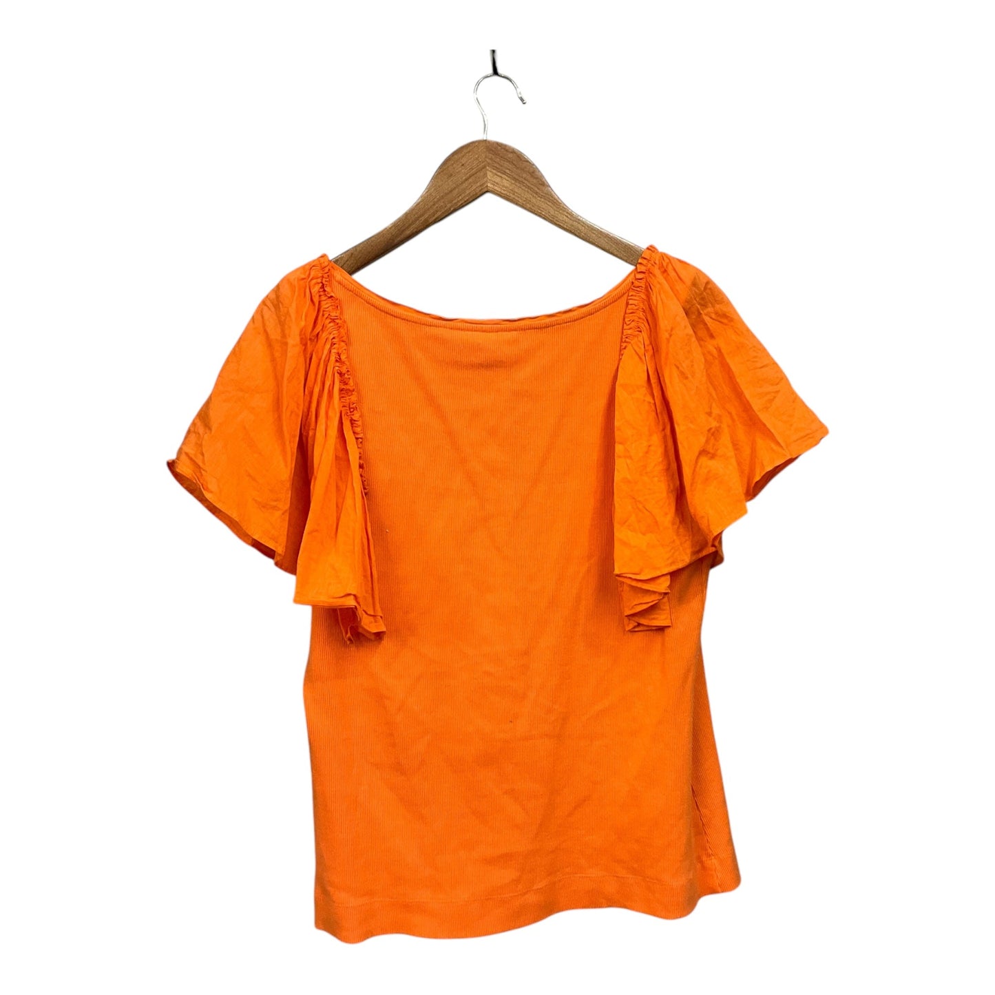 Top Short Sleeve By Maeve In Orange, Size: Xl