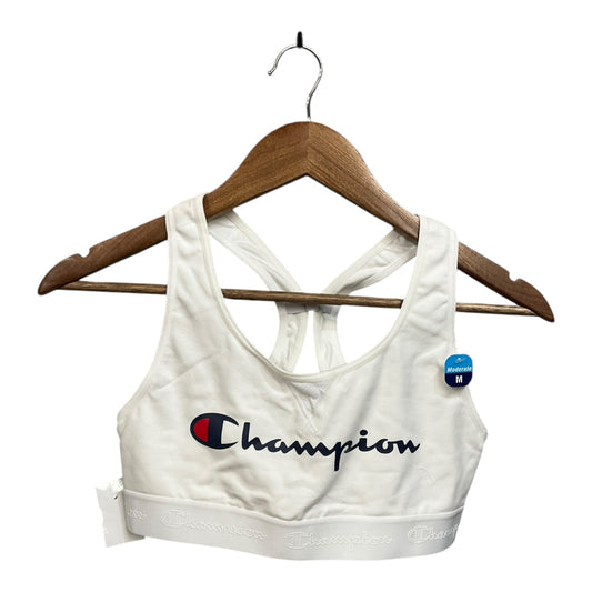 Athletic Bra By Champion In White, Size: M