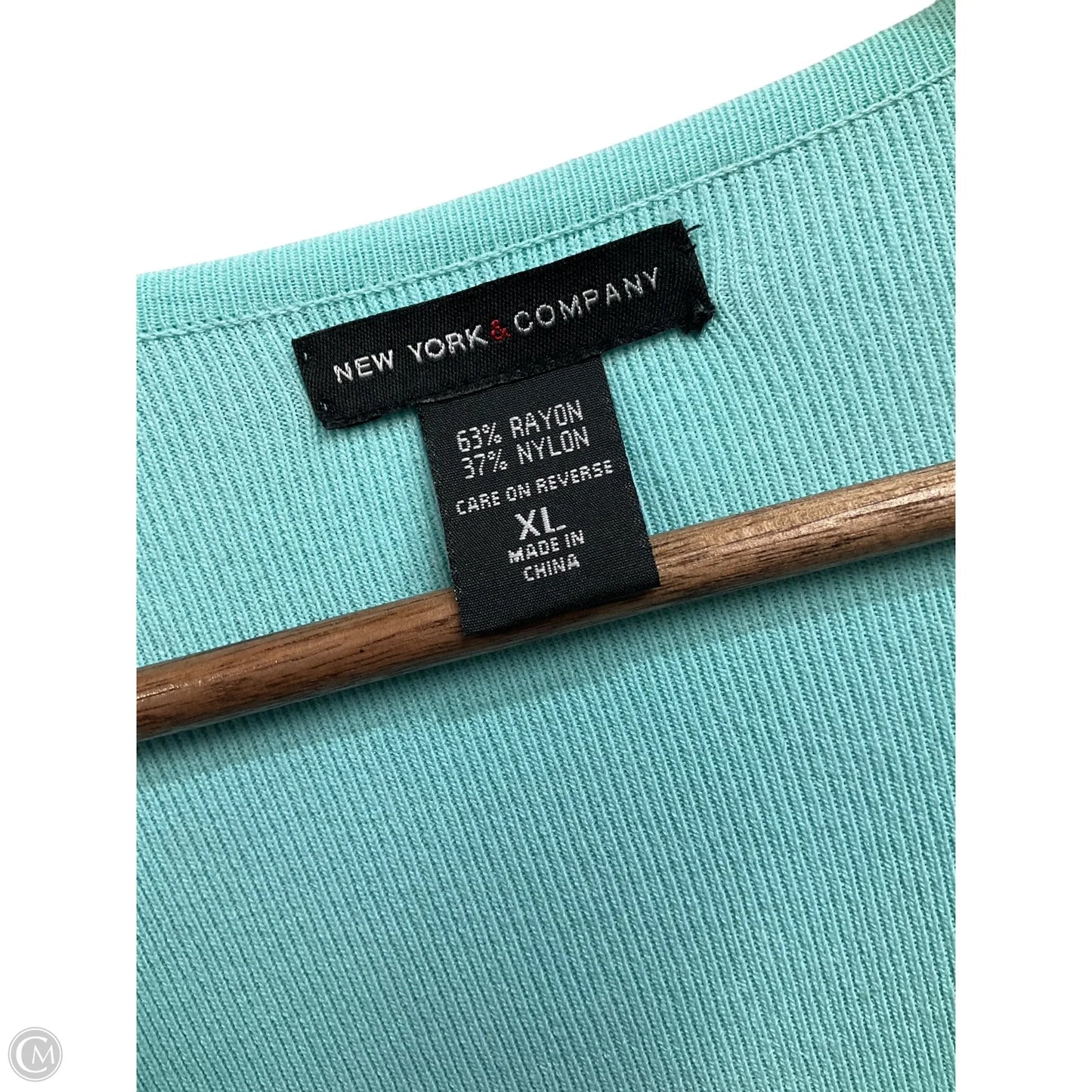 Cardigan By New York And Co In Green, Size: Xl