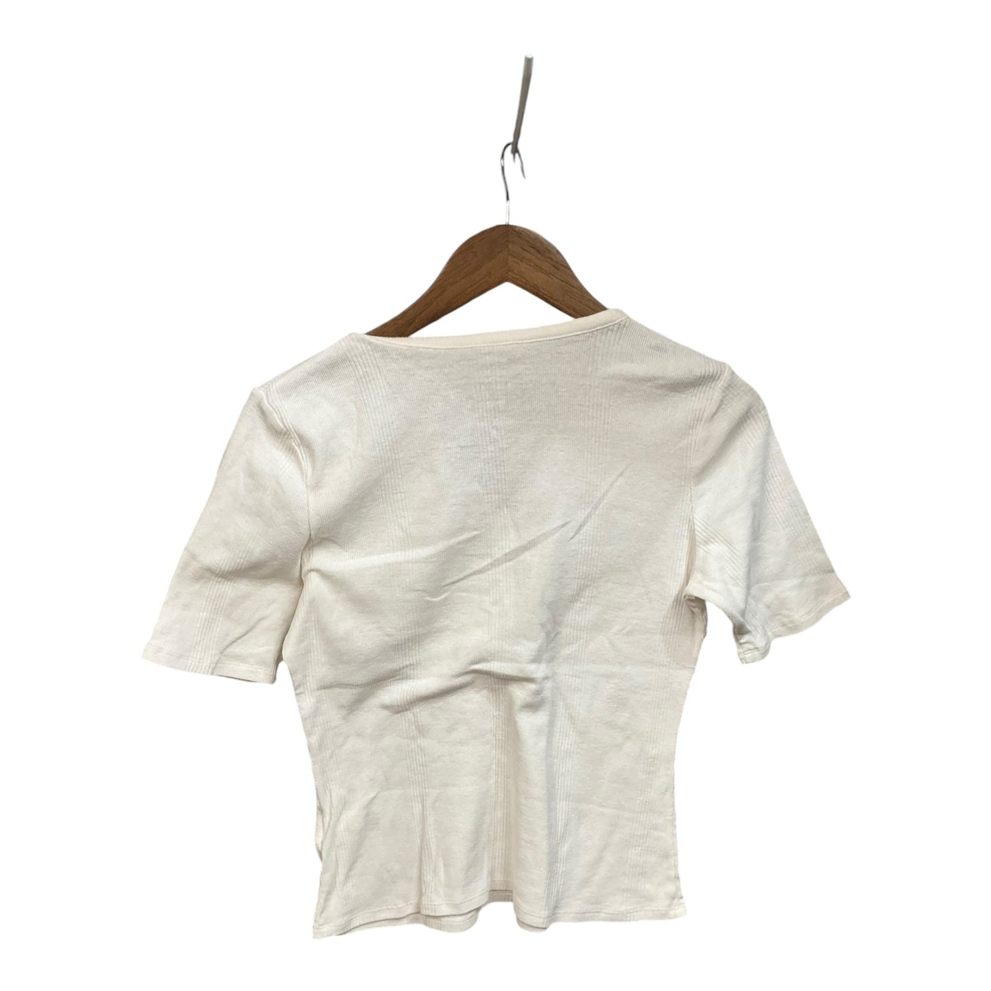 Top Short Sleeve By Everlane In White, Size: S