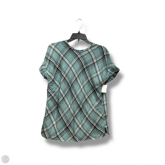 Top Short Sleeve By J. Jill In Green, Size: M