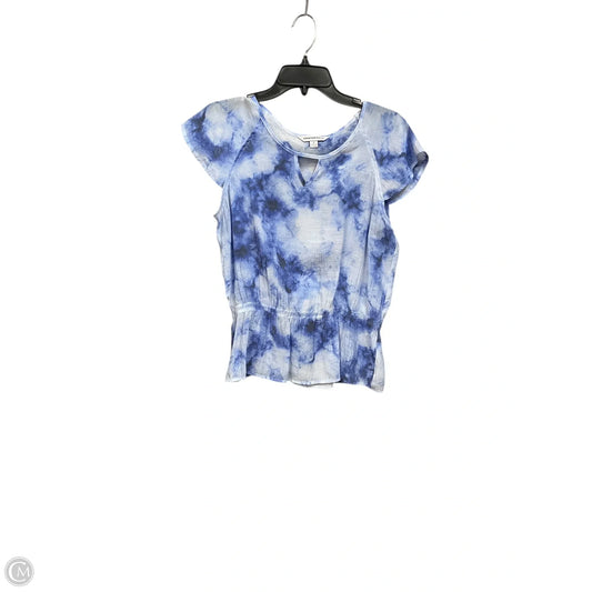 Top Short Sleeve By Counterparts In Blue, Size: S