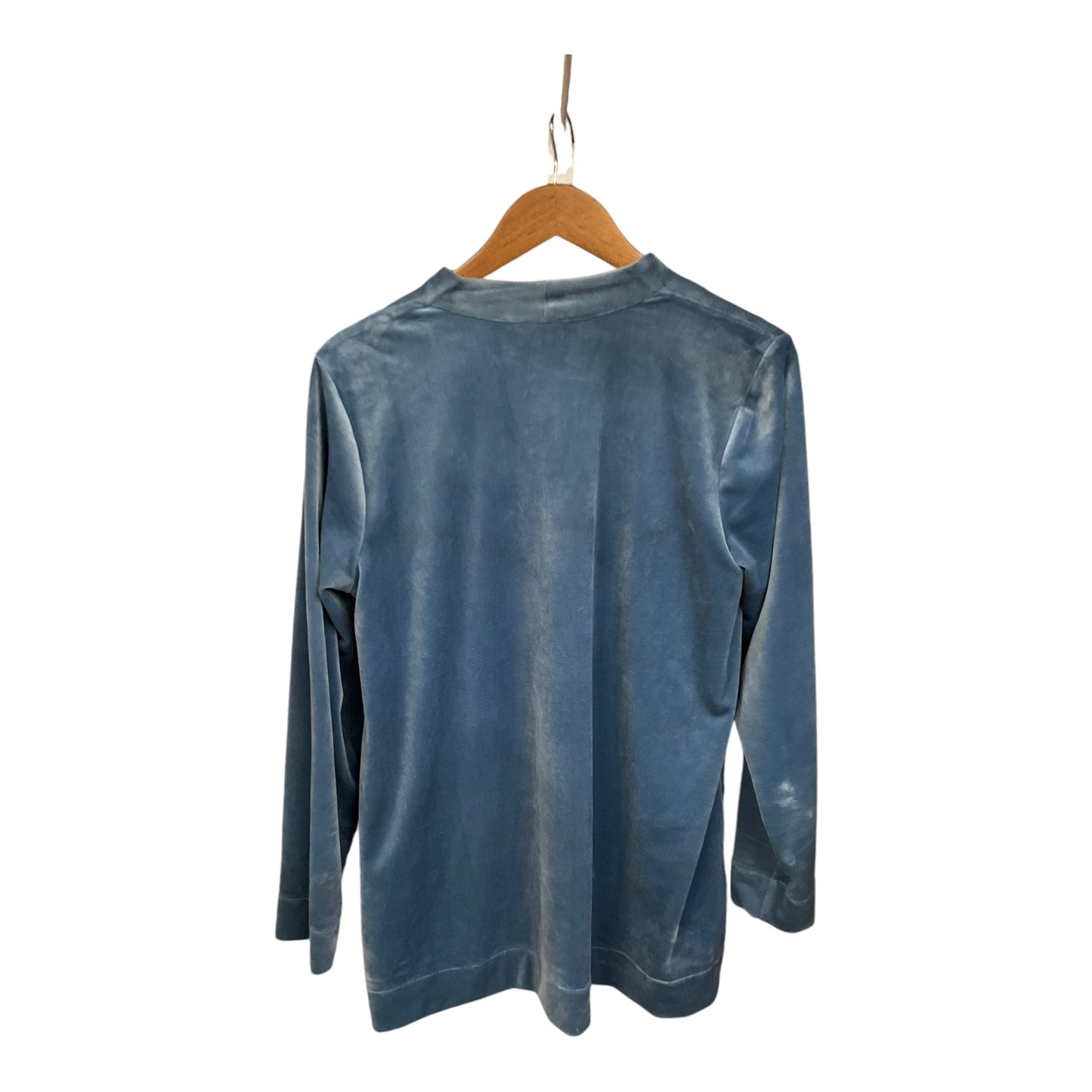 Top Long Sleeve By Pure Jill In Blue, Size: L