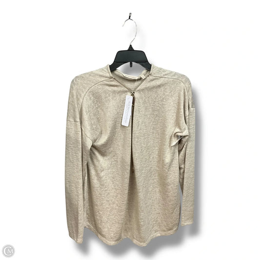 Top Long Sleeve By Soft Surroundings In Tan, Size: L