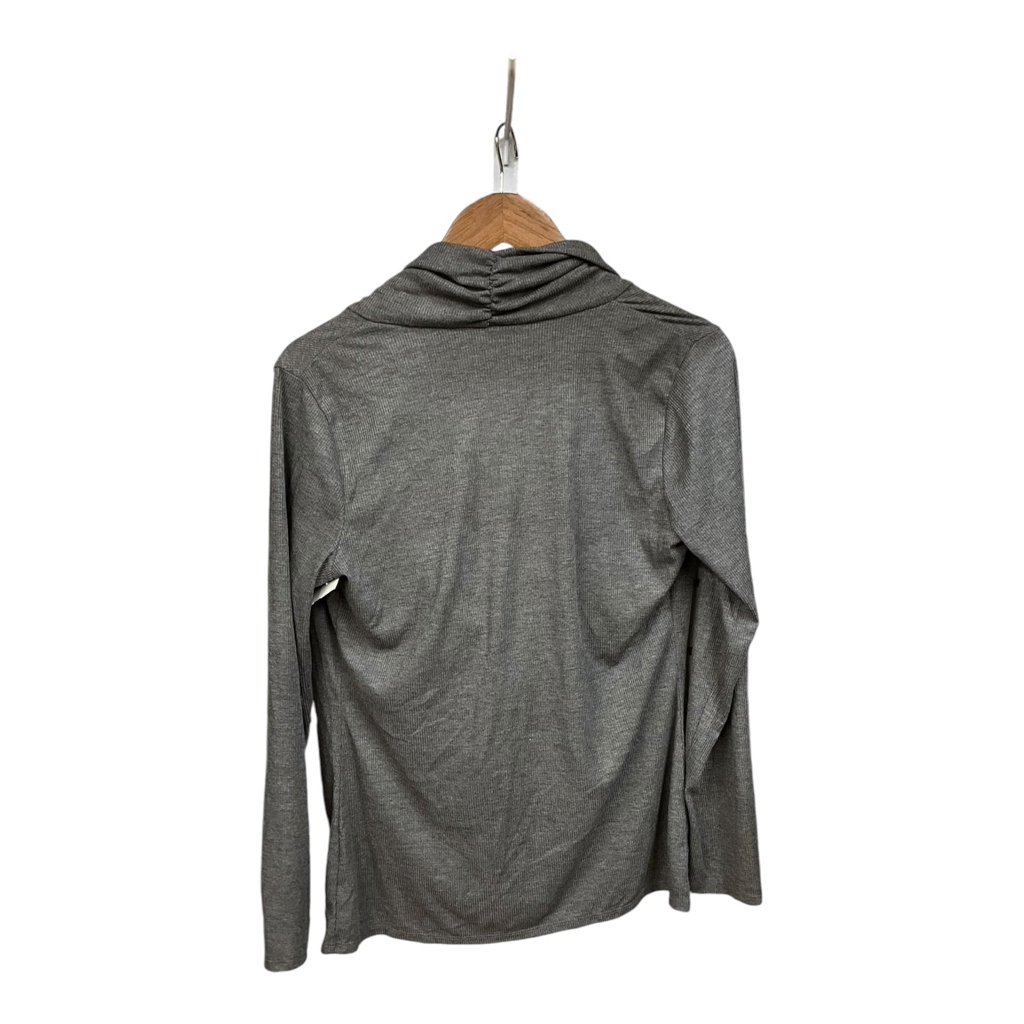 Top Long Sleeve By Apt 9 In Grey, Size: L