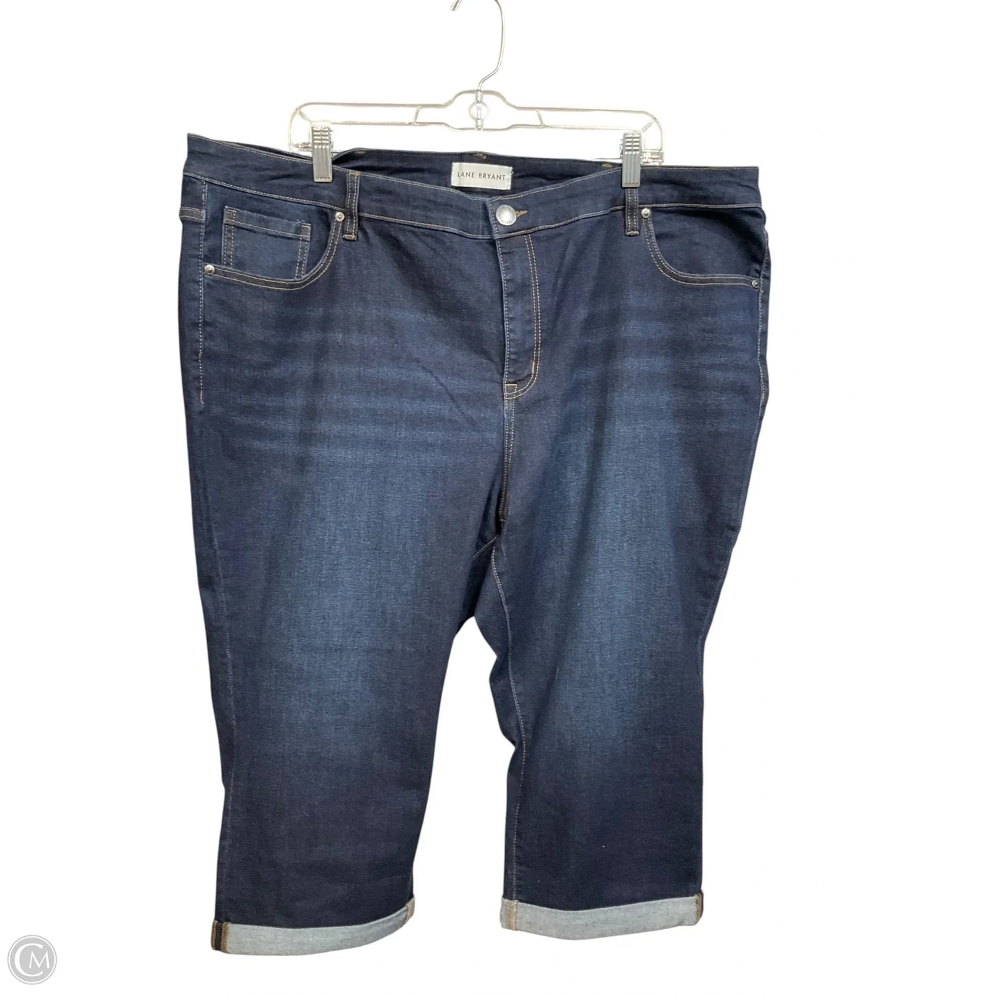 Capris By Lane Bryant In Blue Denim, Size: 24