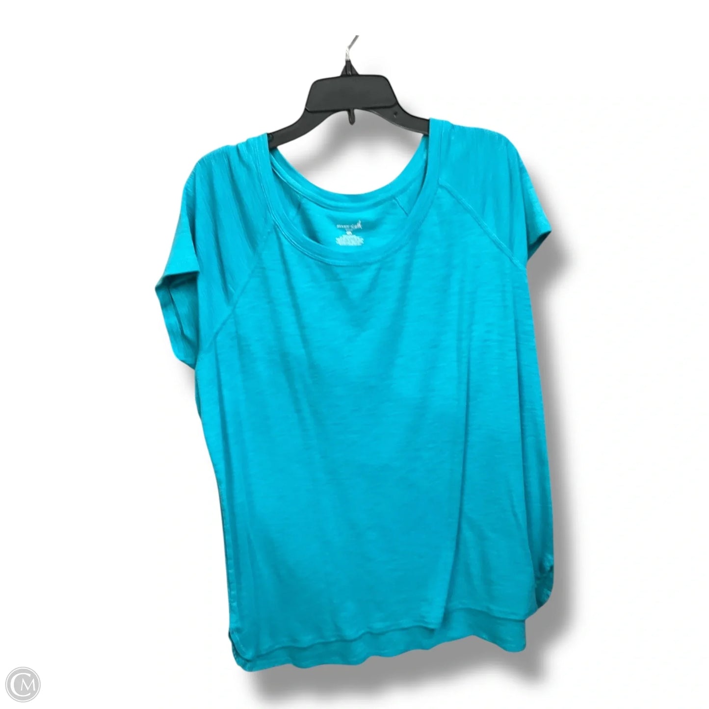 Athletic Top Short Sleeve By Tek Gear In Blue, Size: 2x