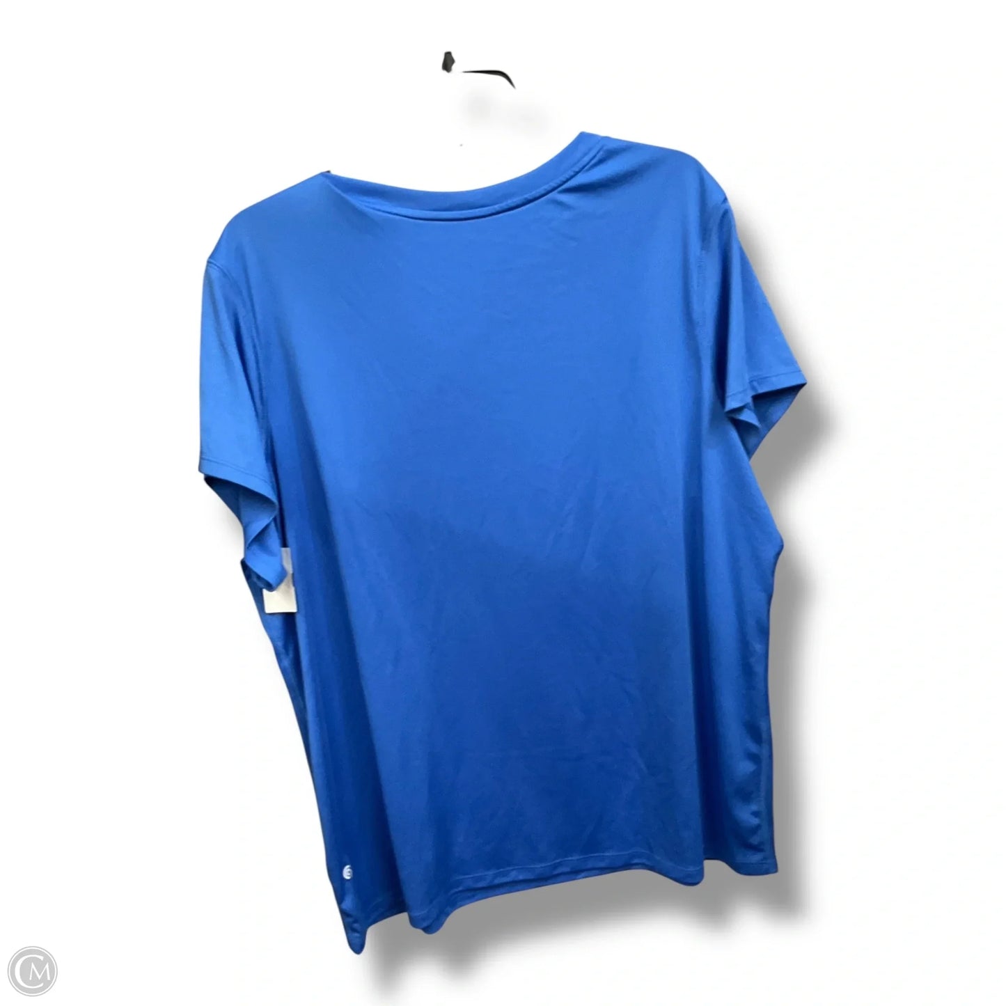 Athletic Top Short Sleeve By Champion In Blue, Size: 3x