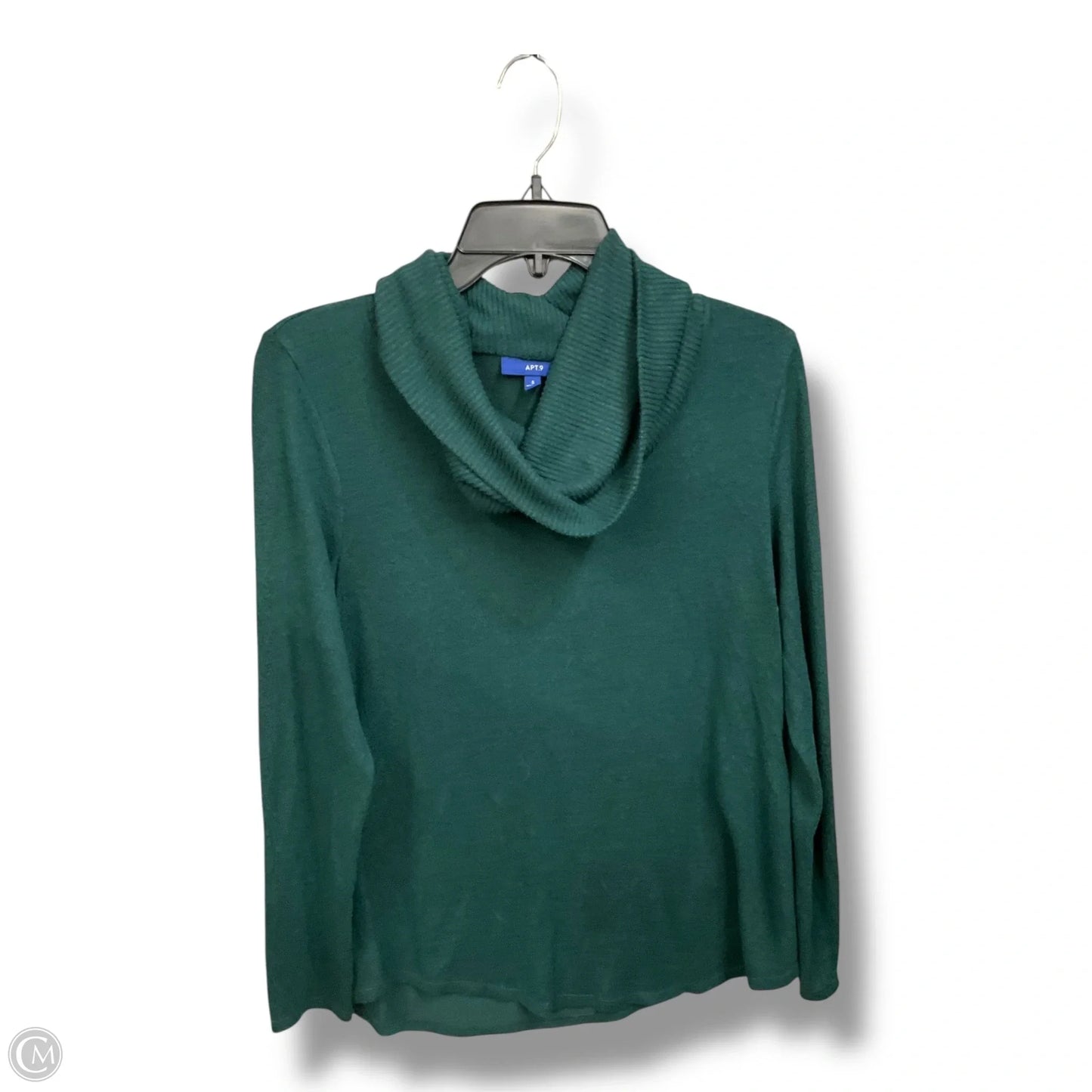 Top Long Sleeve By Apt 9 In Green, Size: S