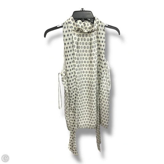 Top Sleeveless By Calvin Klein In Cream, Size: L