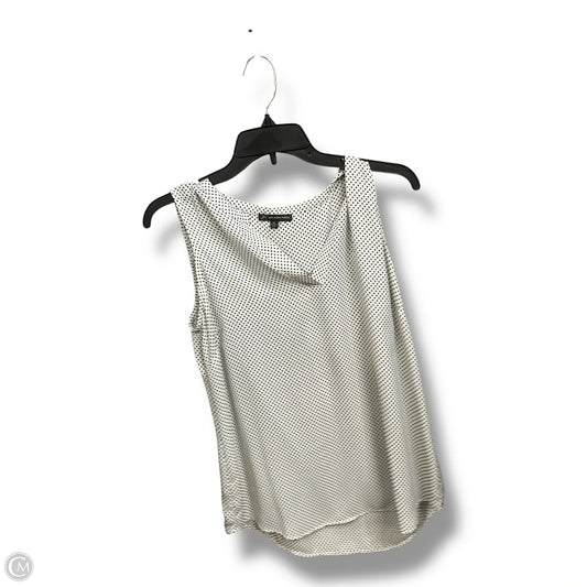 Top Sleeveless By Adrianna Papell In Polkadot Pattern, Size: M