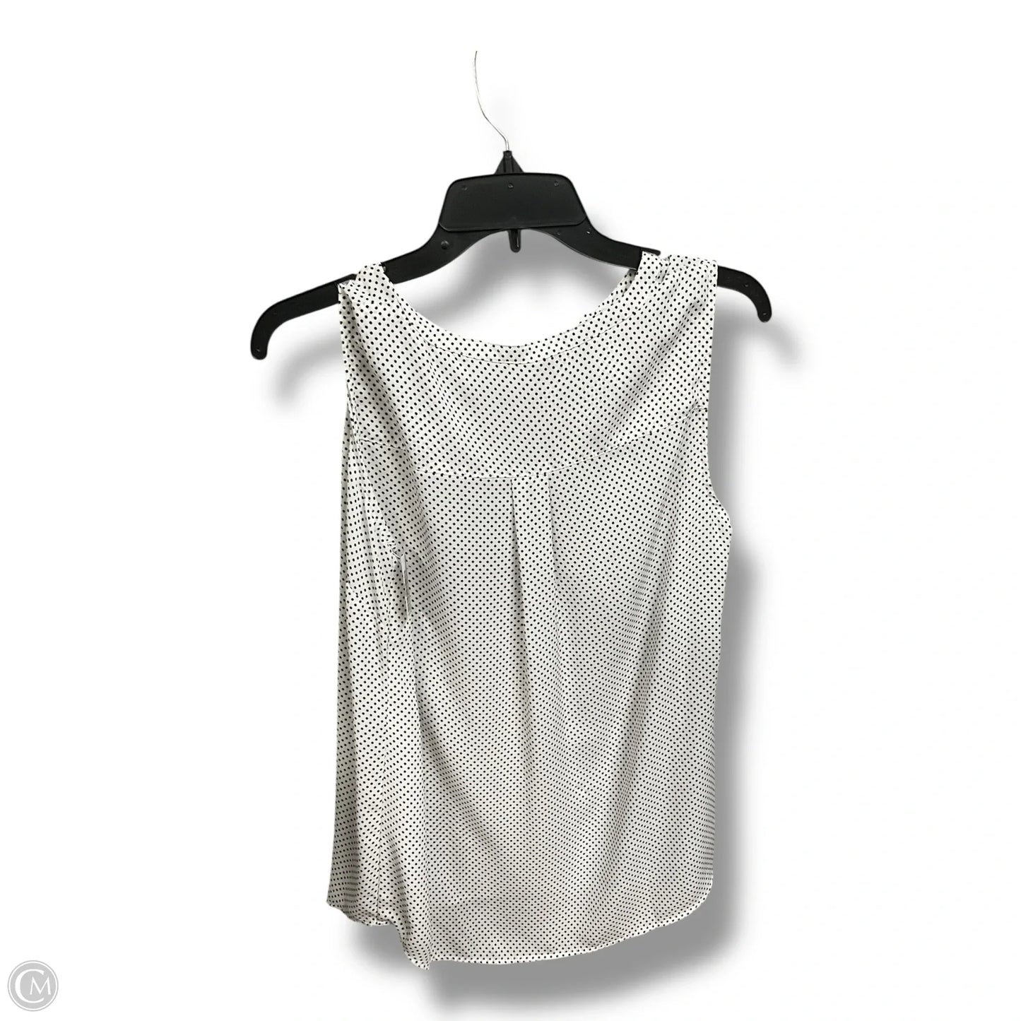 Top Sleeveless By Adrianna Papell In Polkadot Pattern, Size: M