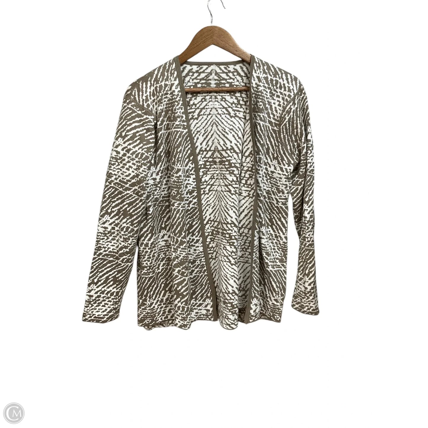 Cardigan By Cmc In Geometric Pattern, Size: L