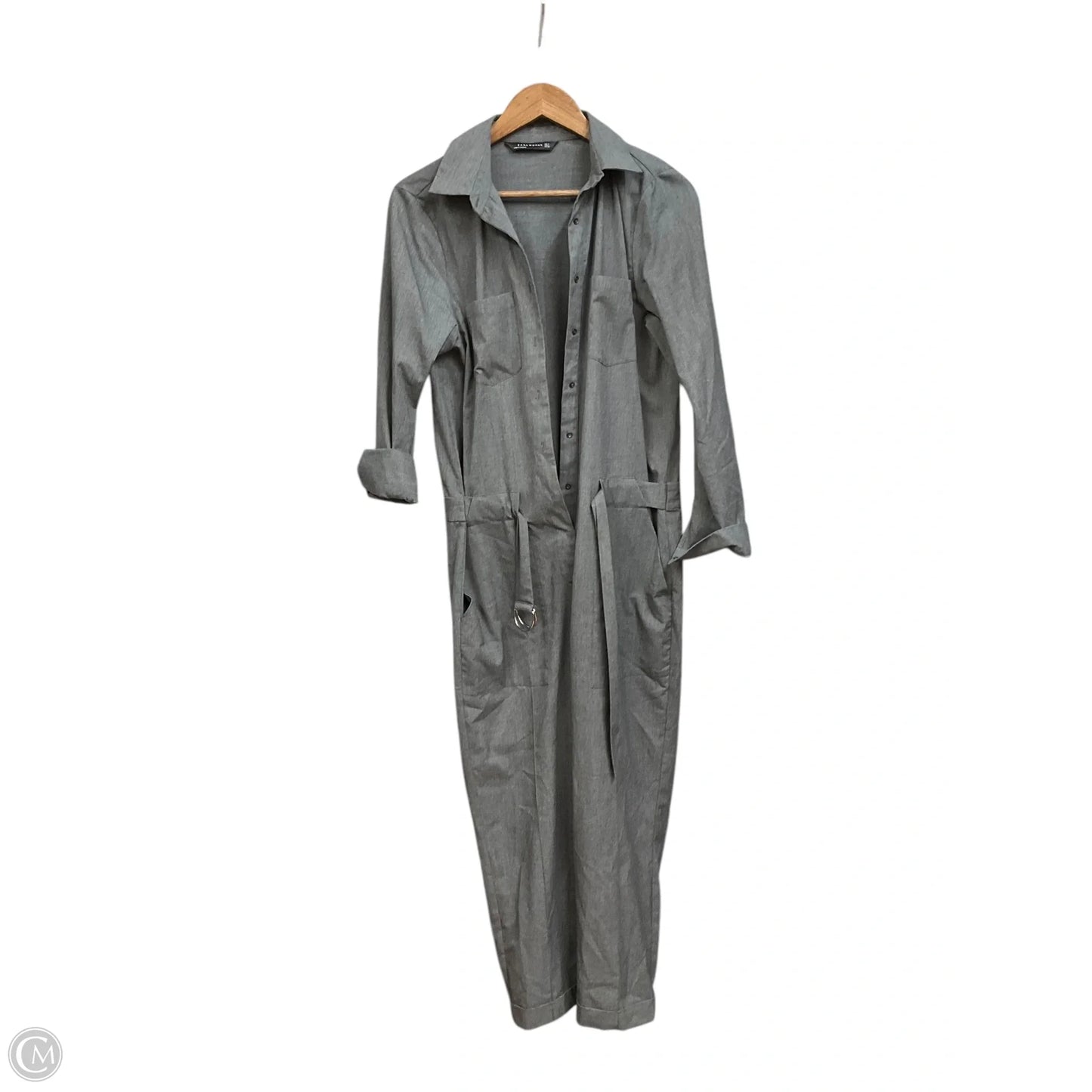 Jumpsuit By Zara Women In Grey, Size: M