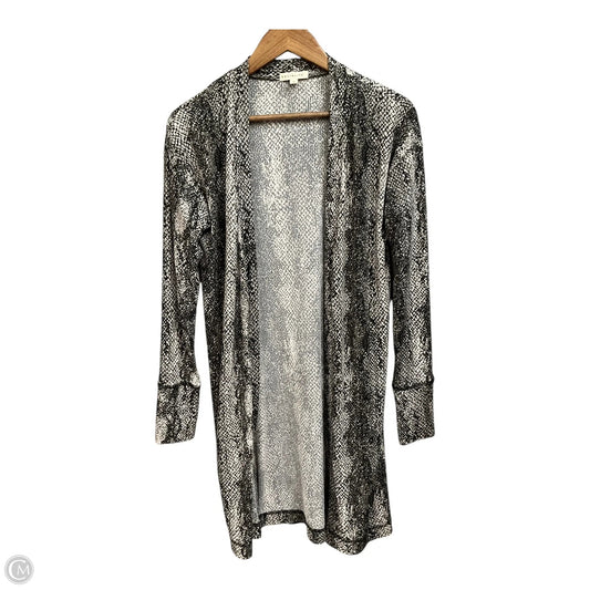 Cardigan By Socialite In Snakeskin Print, Size: S
