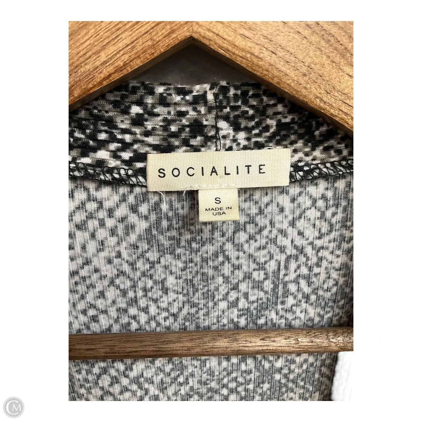 Cardigan By Socialite In Snakeskin Print, Size: S