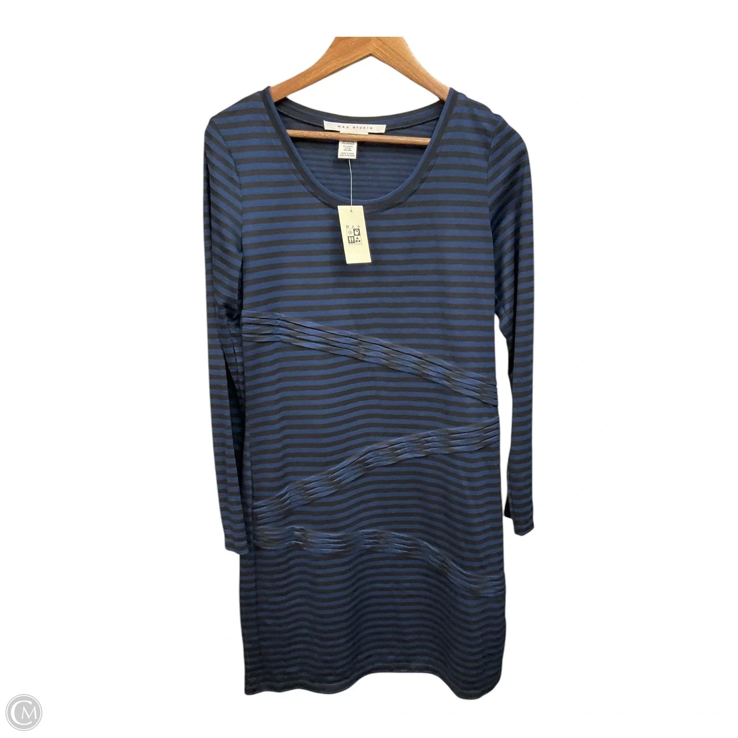 Dress Casual Midi By Max Studio In Blue, Size: L