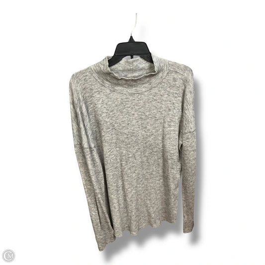 Top Long Sleeve By Thread And Supply In Grey, Size: S