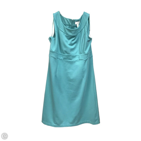 Dress Casual Midi By Loft In Teal, Size: Xl