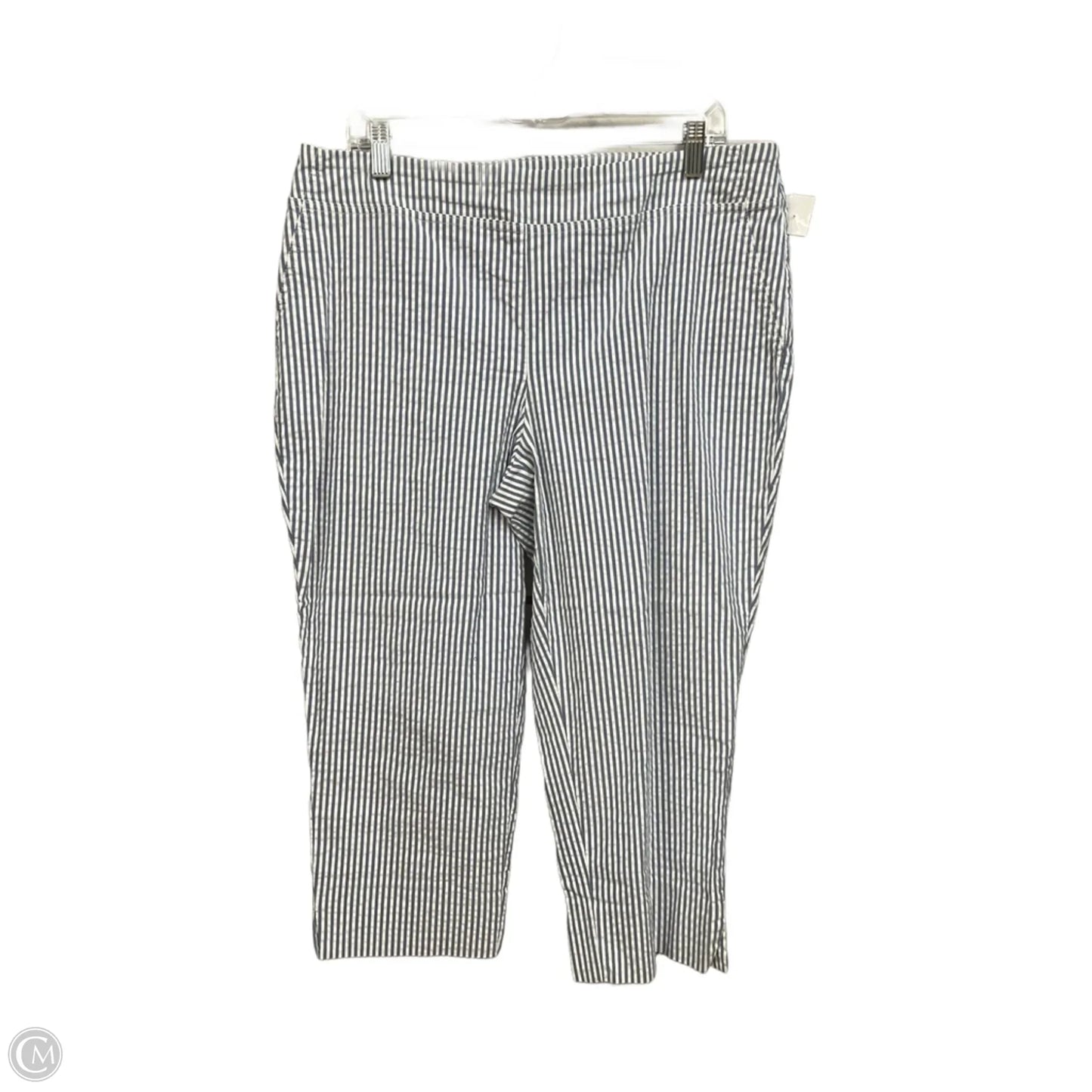 Capris By Jones New York In Blue & White, Size: 16