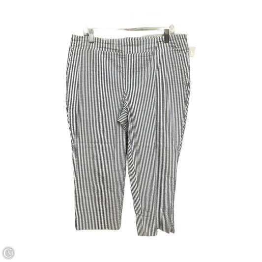 Capris By Jones New York In Blue & White, Size: 16