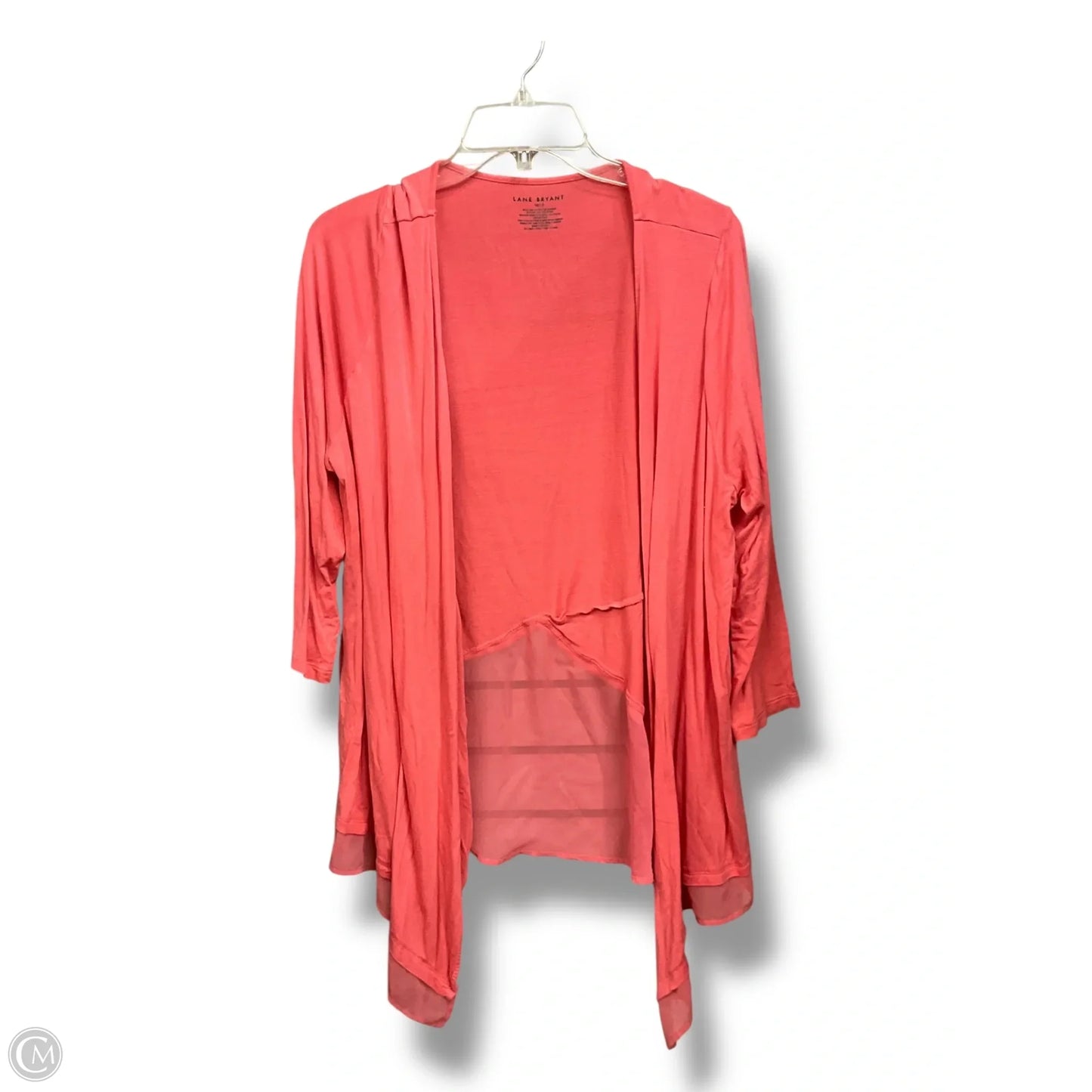 Cardigan By Lane Bryant In Peach, Size: 0x