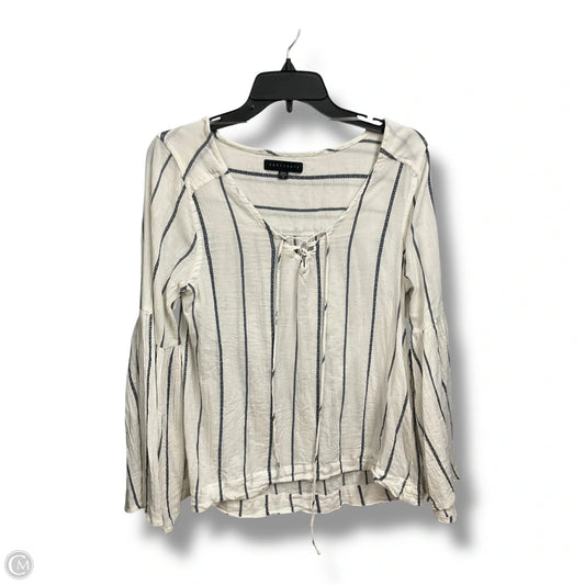Top Long Sleeve By Sanctuary In Striped Pattern, Size: S
