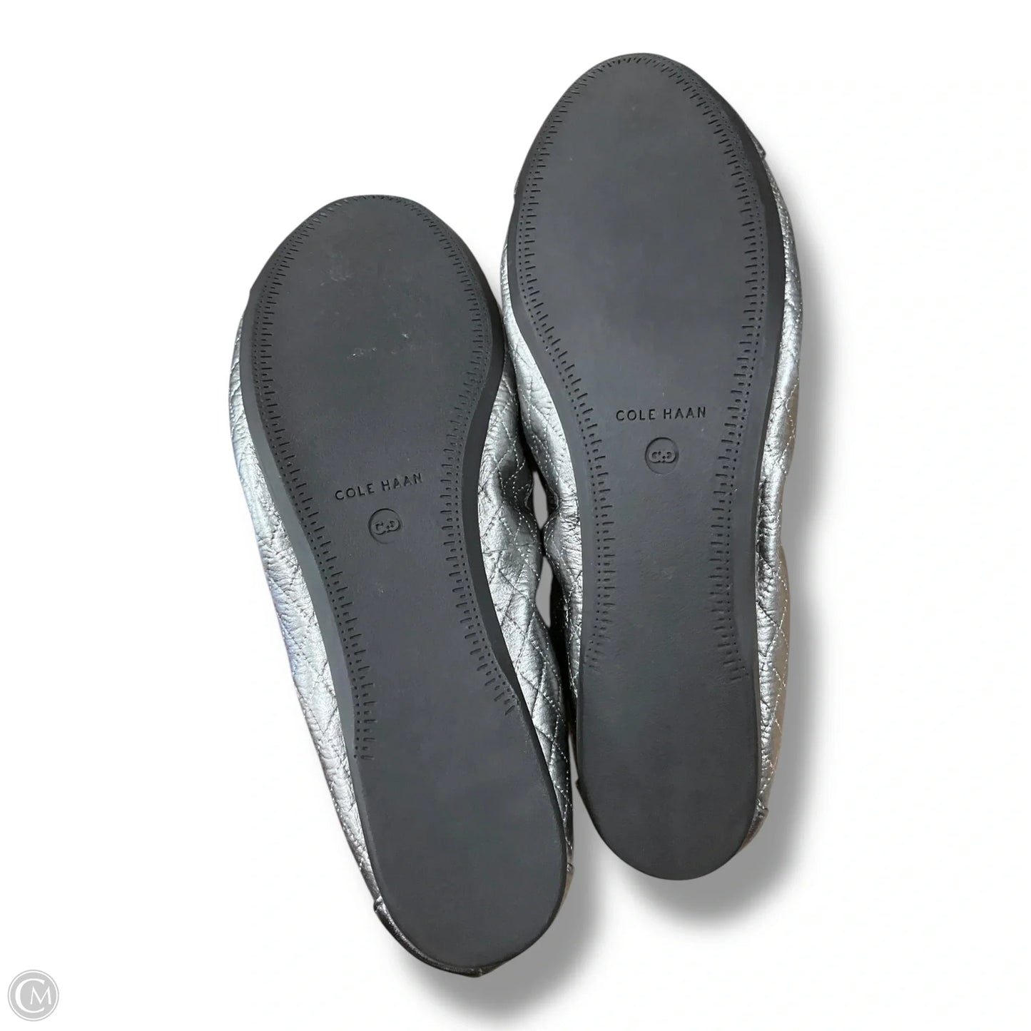 Shoes Flats By Cole-haan In Silver, Size: 9