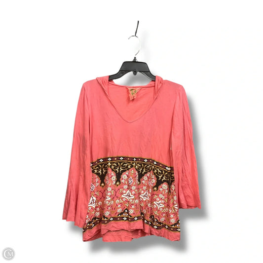 Top Long Sleeve By Boston Proper In Pink, Size: M