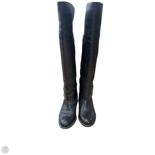 Boots Knee Heels By Vince Camuto In Black, Size: 6